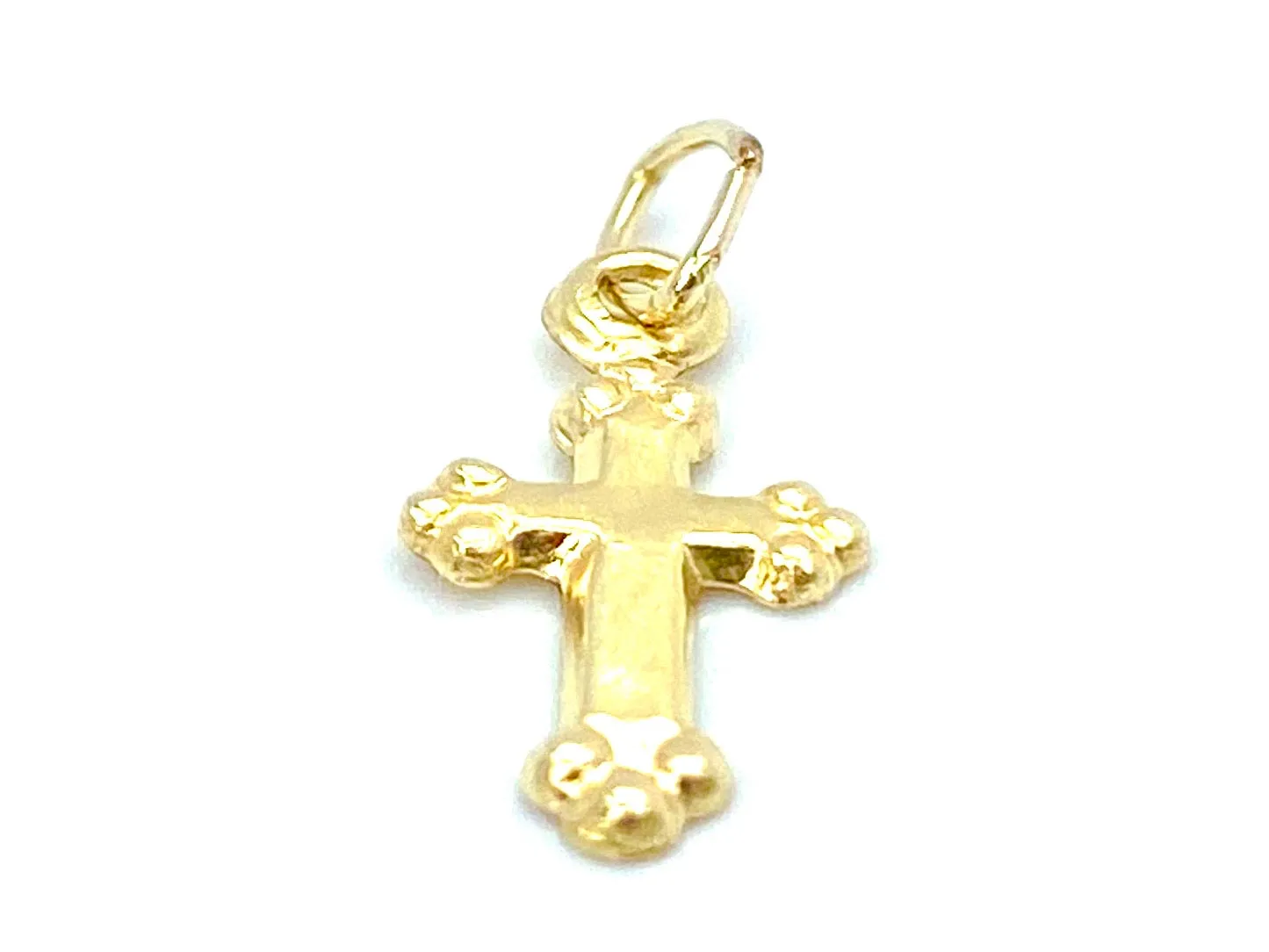 14KGF Cross Charm , Sku2351-C