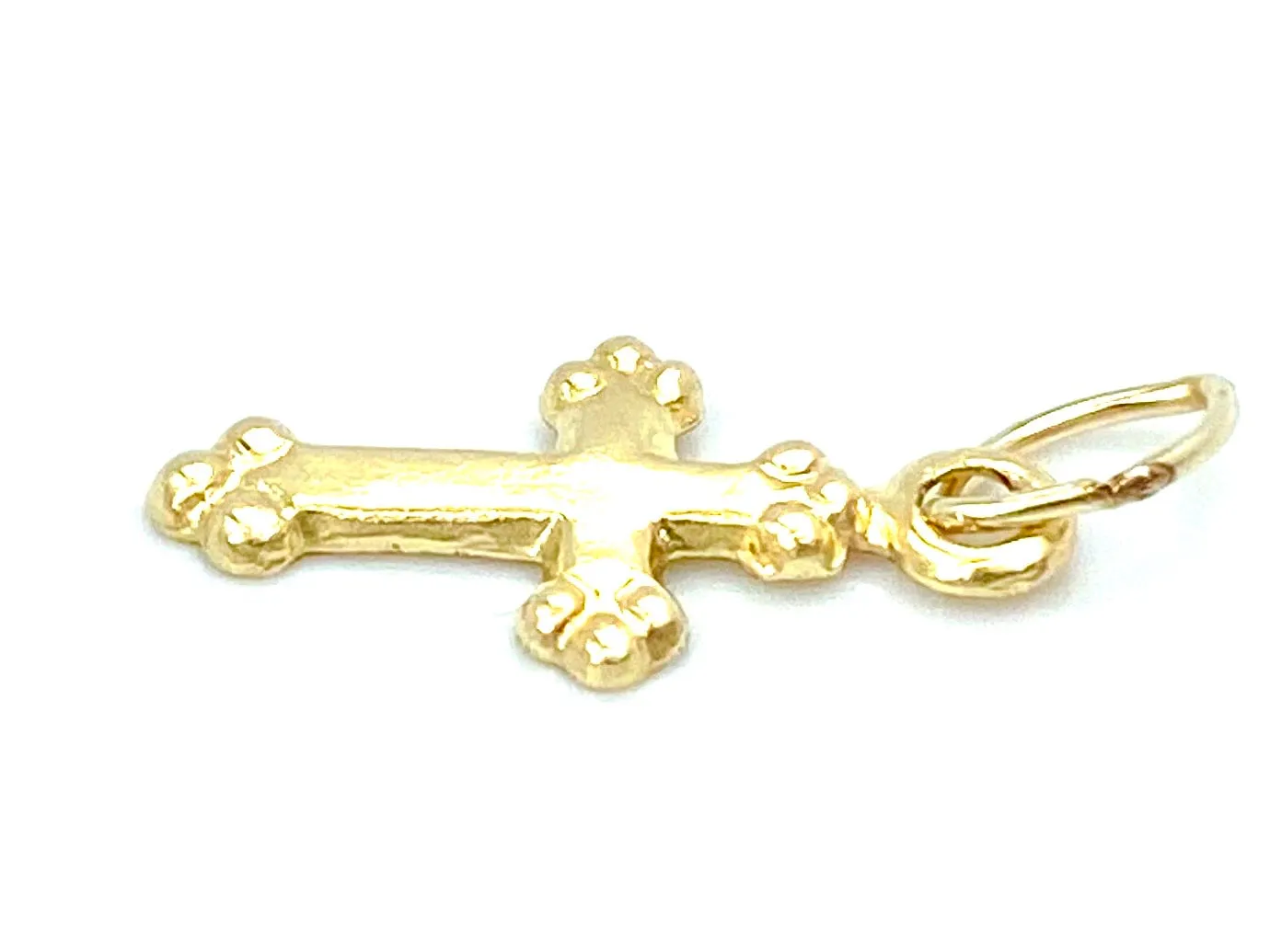 14KGF Cross Charm , Sku2351-C