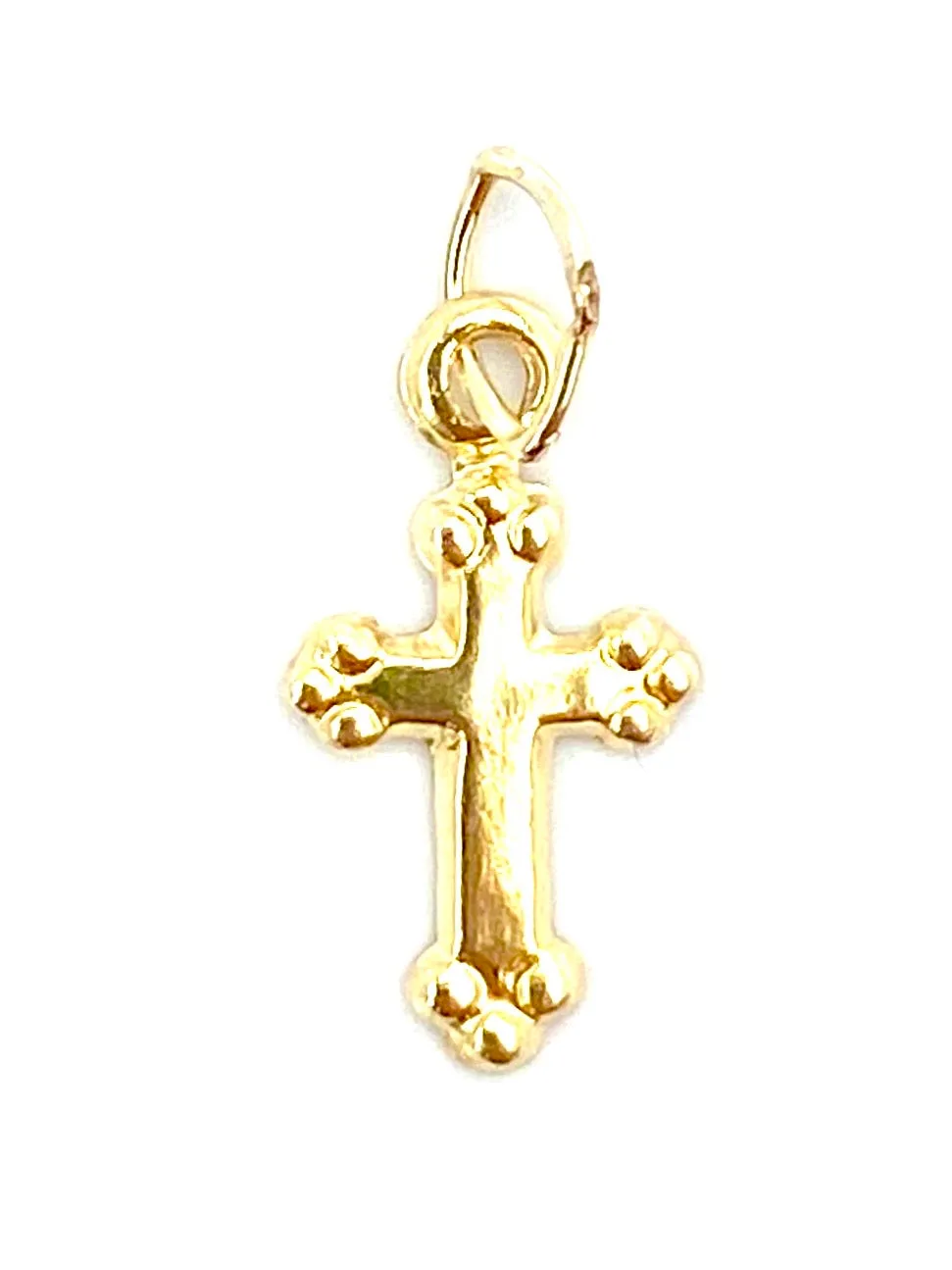 14KGF Cross Charm , Sku2351-C