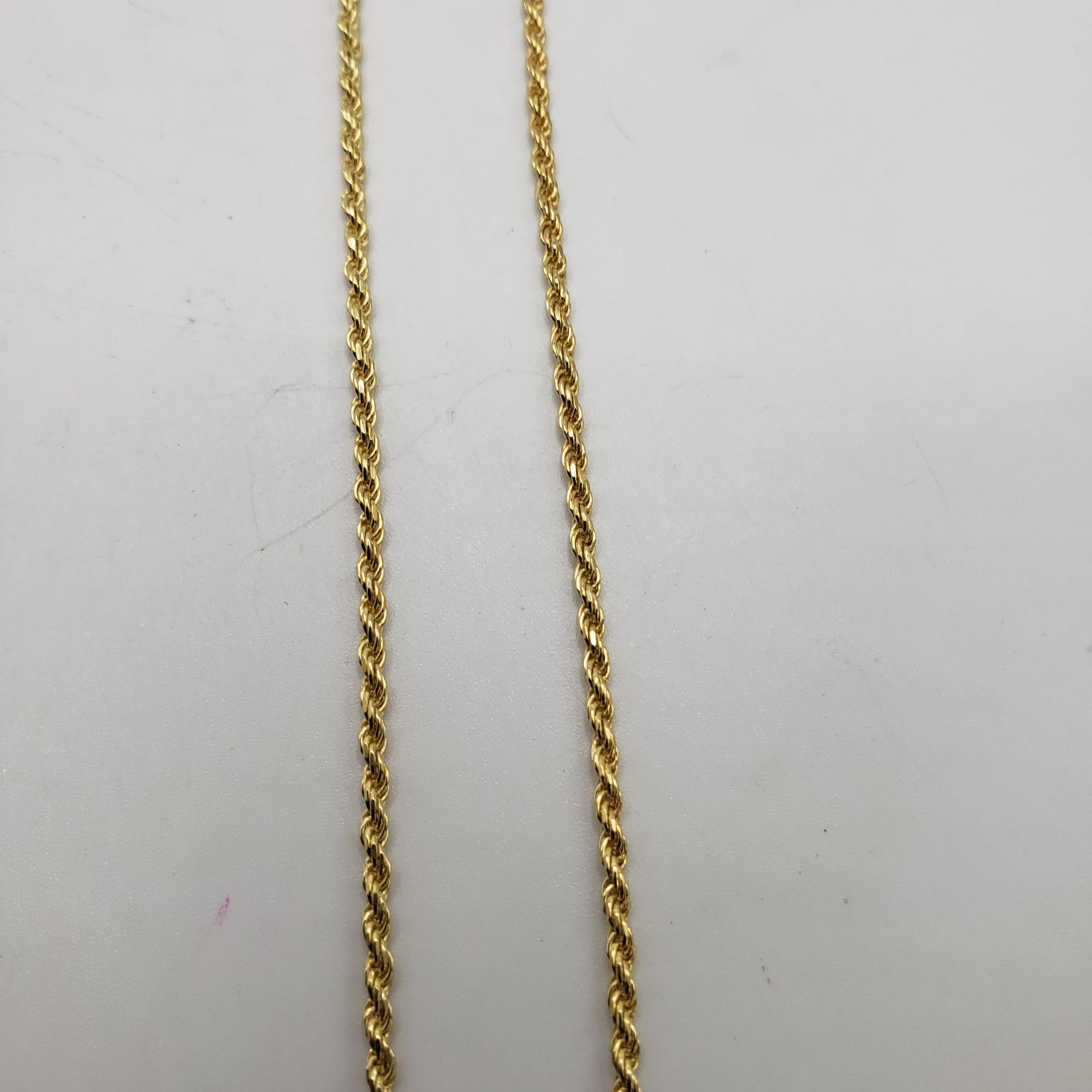 16in Gold Vermeil Rope Chain