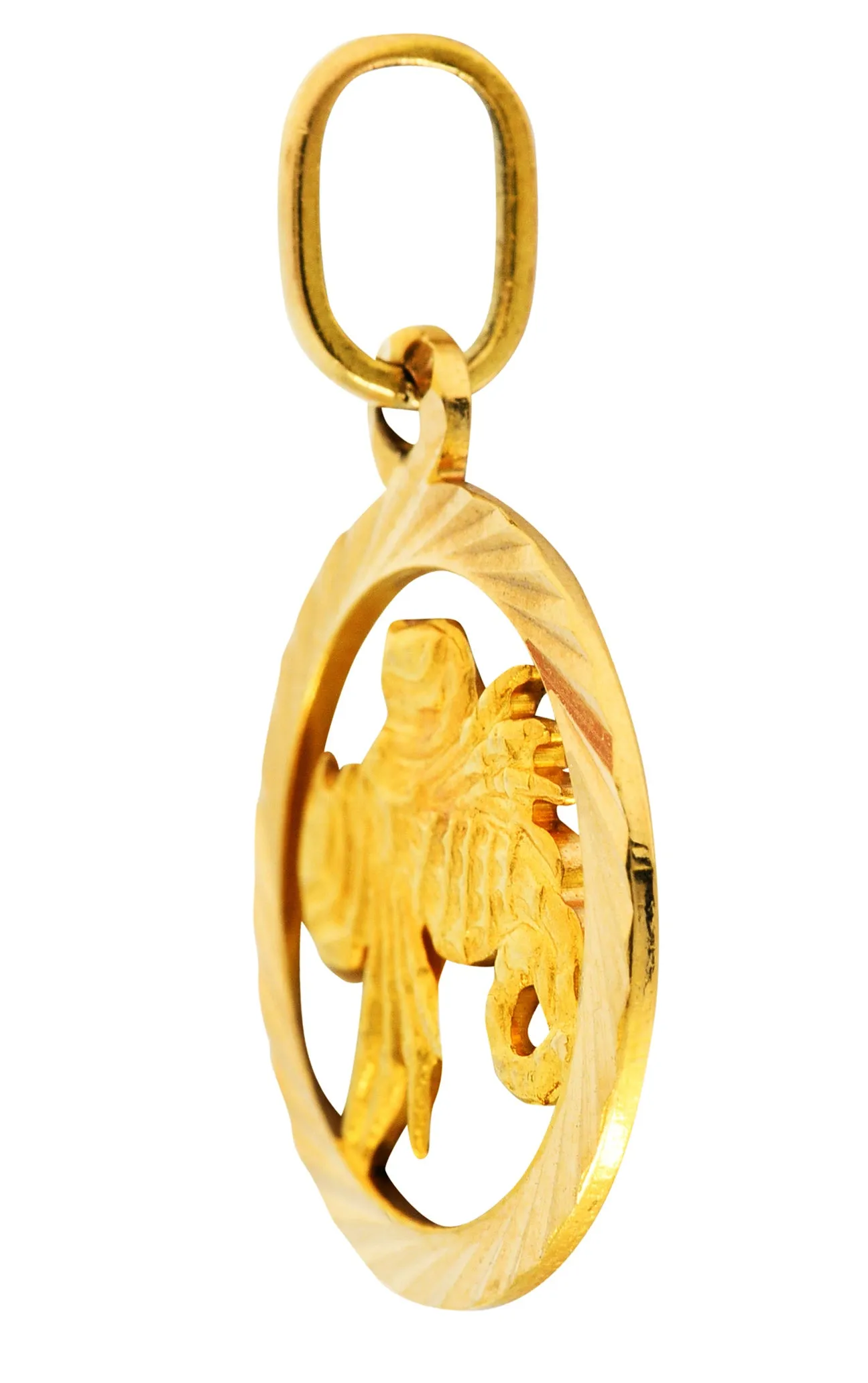 1970's Italian 18 Karat Yellow Gold Scorpio Zodiac Charm