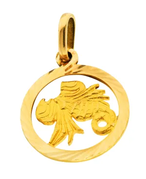 1970's Italian 18 Karat Yellow Gold Scorpio Zodiac Charm