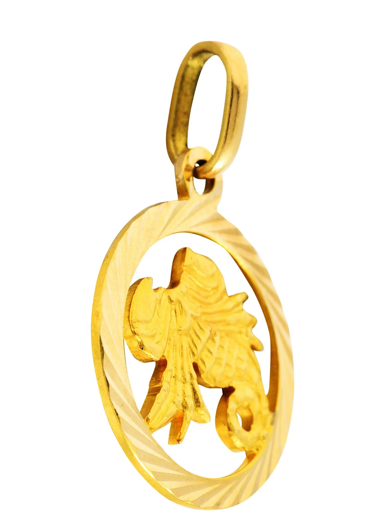 1970's Italian 18 Karat Yellow Gold Scorpio Zodiac Charm
