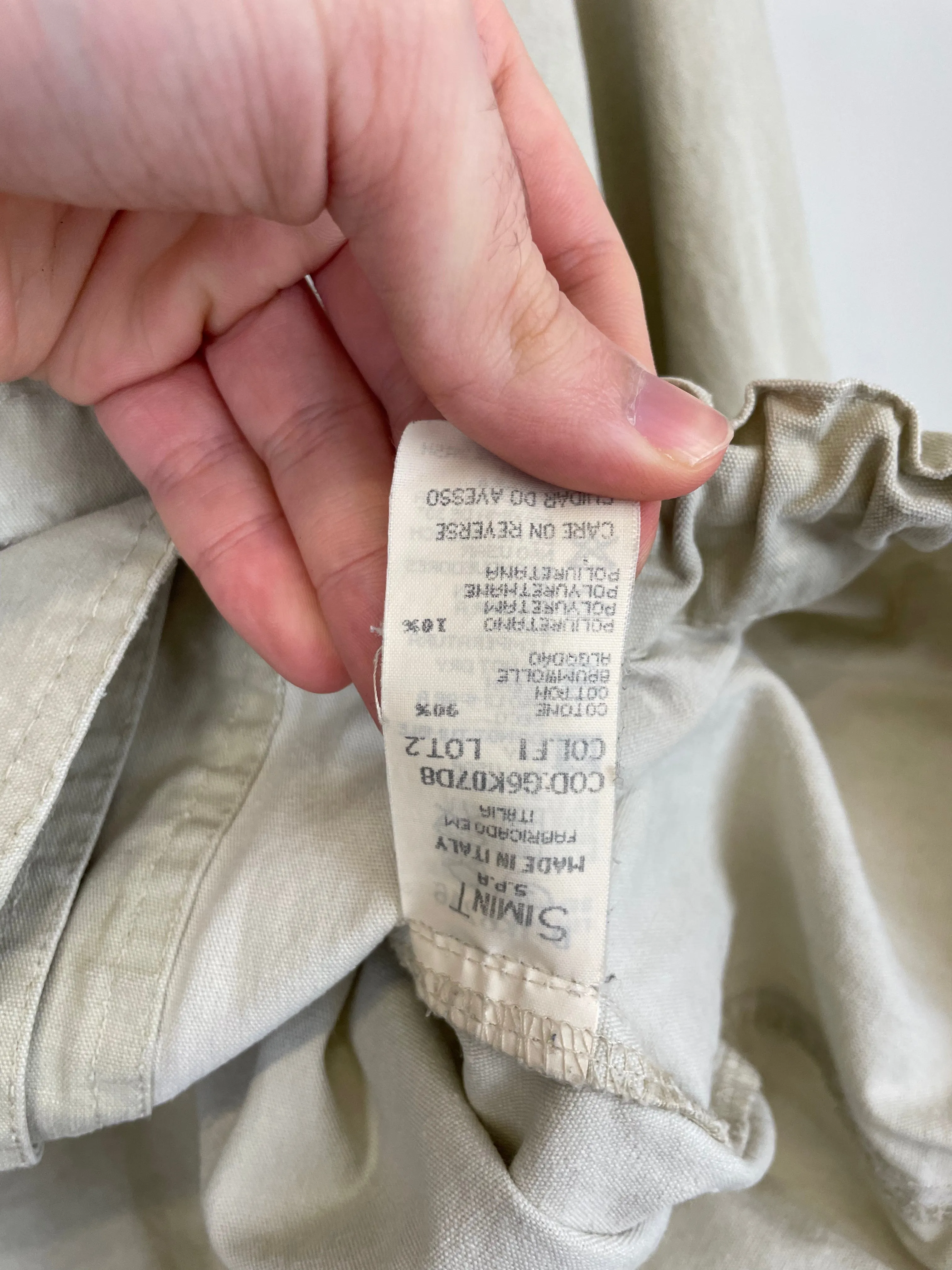 1990s Armani masked military jacket
