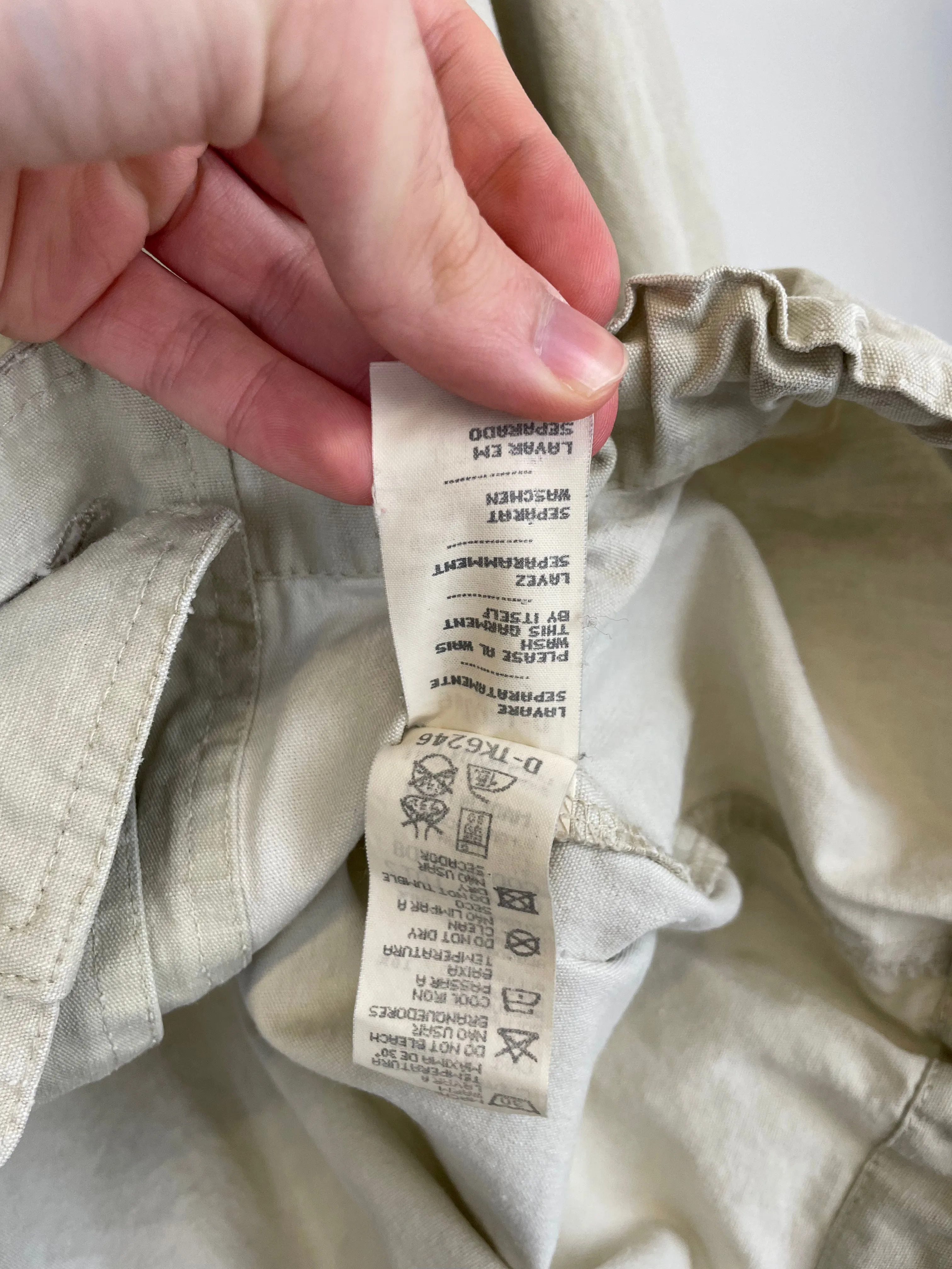 1990s Armani masked military jacket