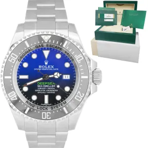 2018 Rolex Sea-Dweller Deepsea 'James Cameron' Blue Black 116660 44mm Dive Watch
