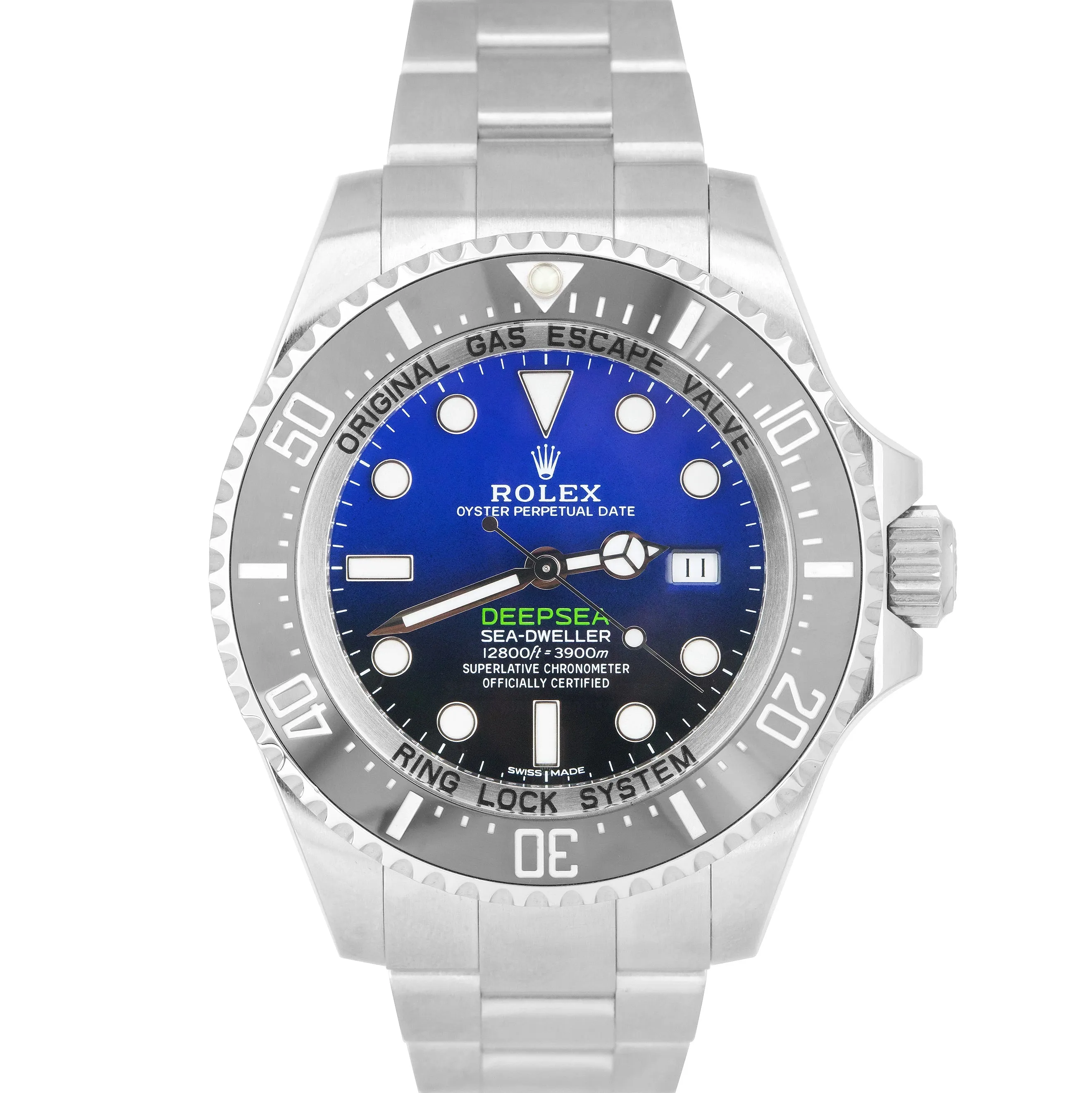 2018 Rolex Sea-Dweller Deepsea 'James Cameron' Blue Black 116660 44mm Dive Watch