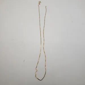 30in Gold Vermeil Box Chain