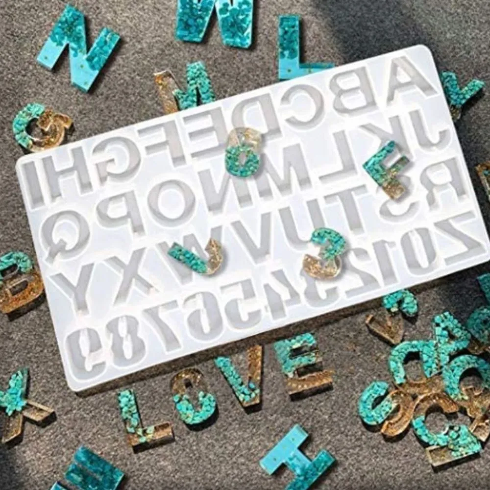 Alphabet Keychain Mould Without Hole