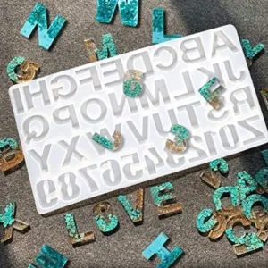 Alphabet Keychain Mould Without Hole