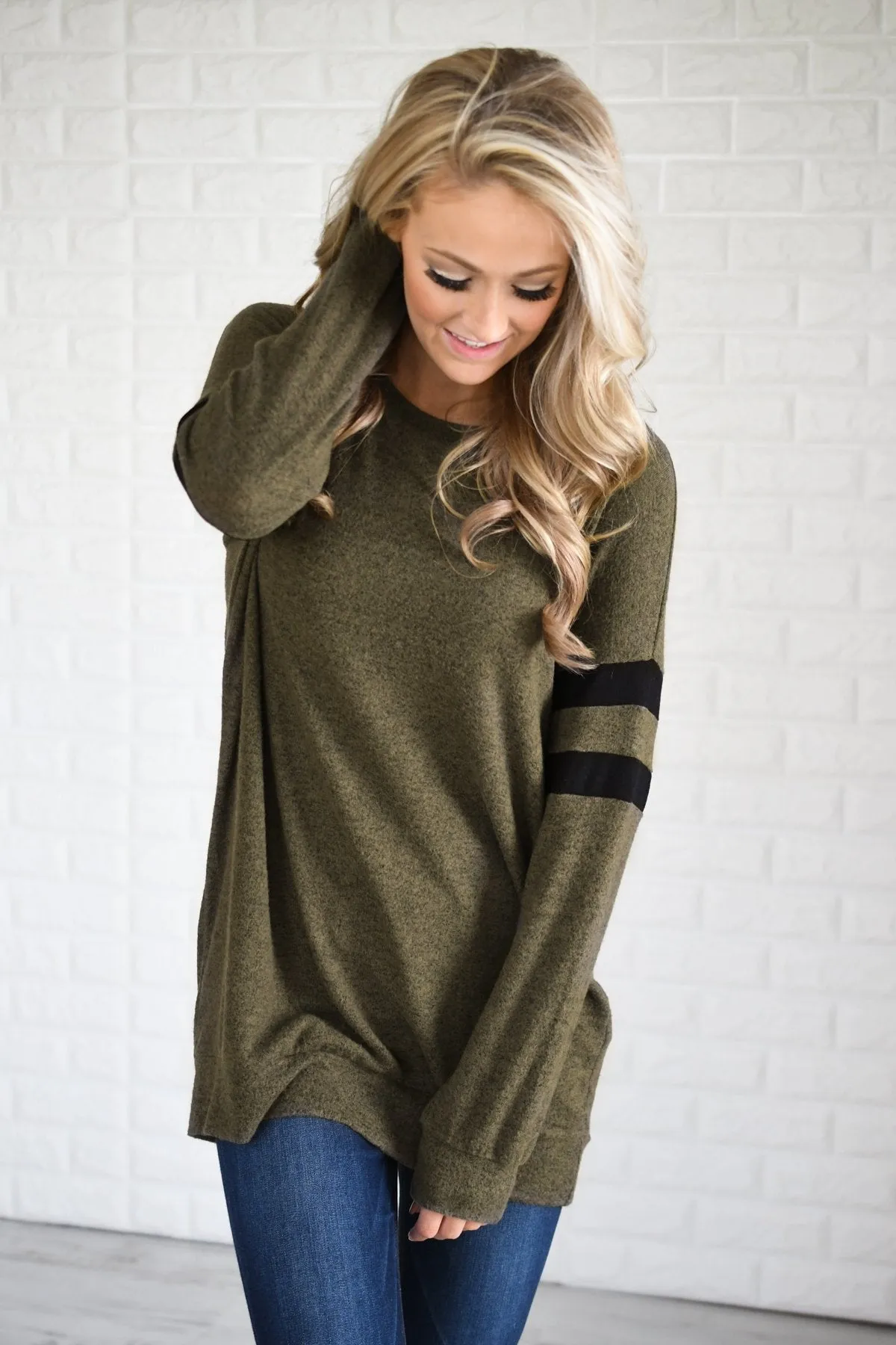 Always Cherished Top - Olive