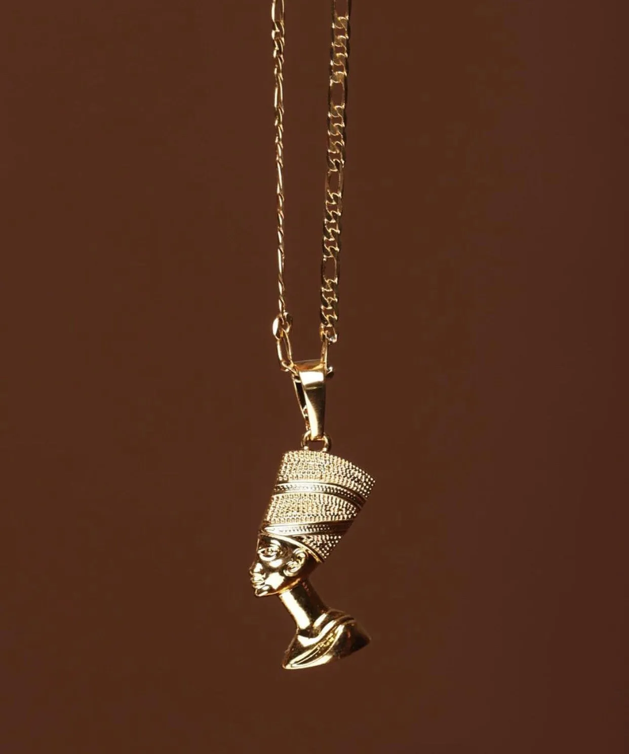 ANKH NECKLACE and Nefertiti necklace set ,anhk necklace , Nefertiti necklace ,mini anhk , women anhk, men anhk, men Nefertiti necklace ,anhk