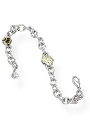 Attachable Charm Bracelet with JM Logo