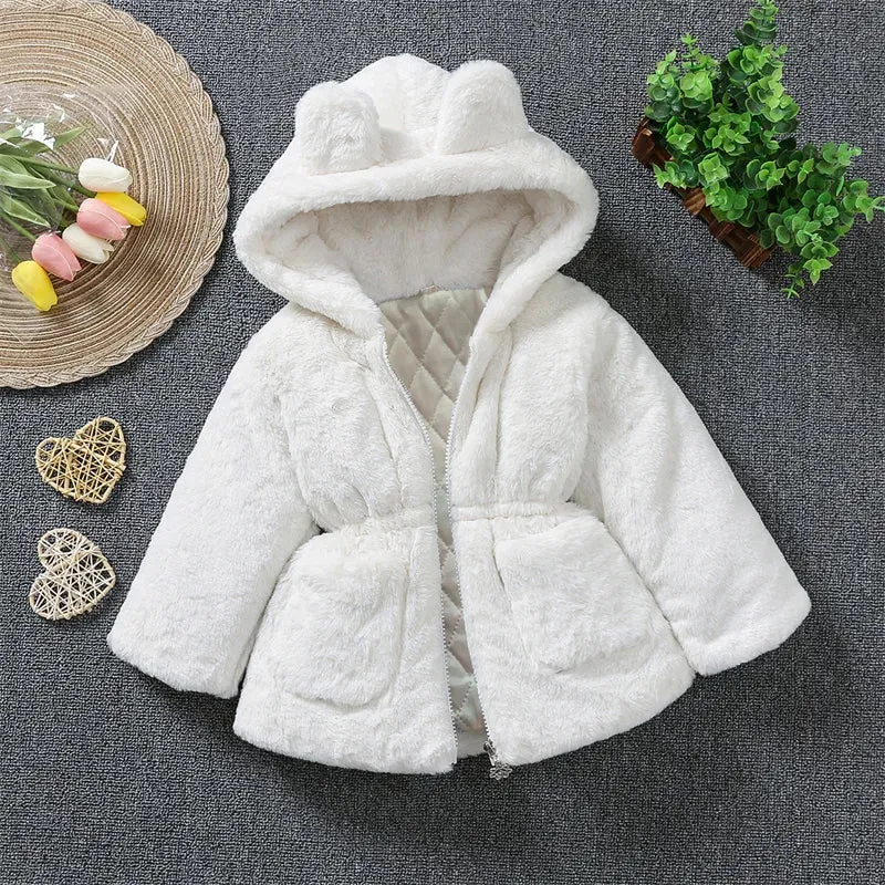 Baby Girl Winter Faux Fur Coat