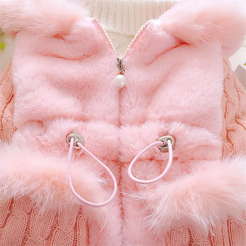 Baby Girl Winter Faux Fur Coat