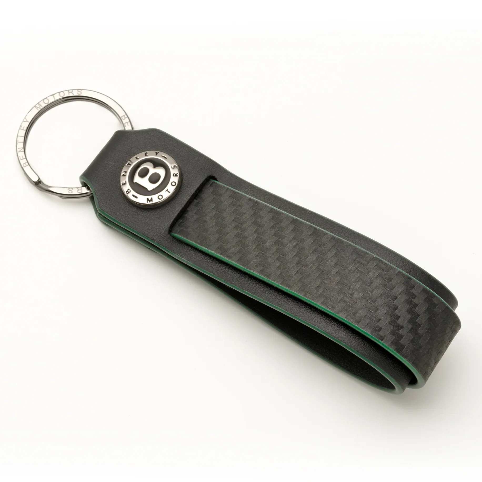 Bentley Carbon Fiber Loop Keyring