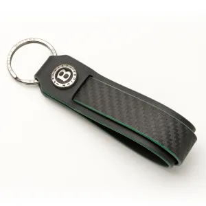Bentley Carbon Fiber Loop Keyring