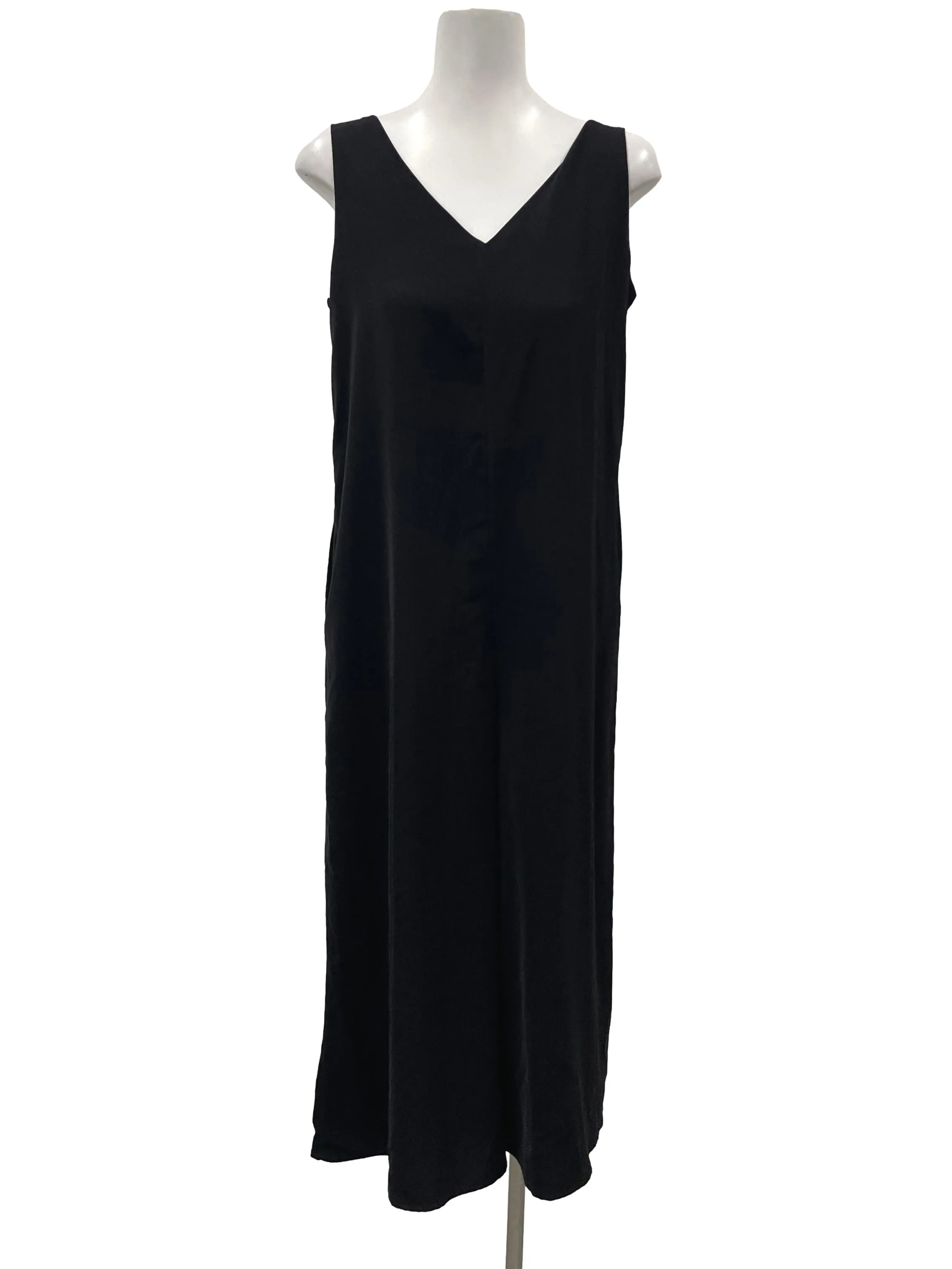 Black Belted Spag Jumpsuit