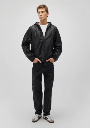 Black Faux Leather Jacket