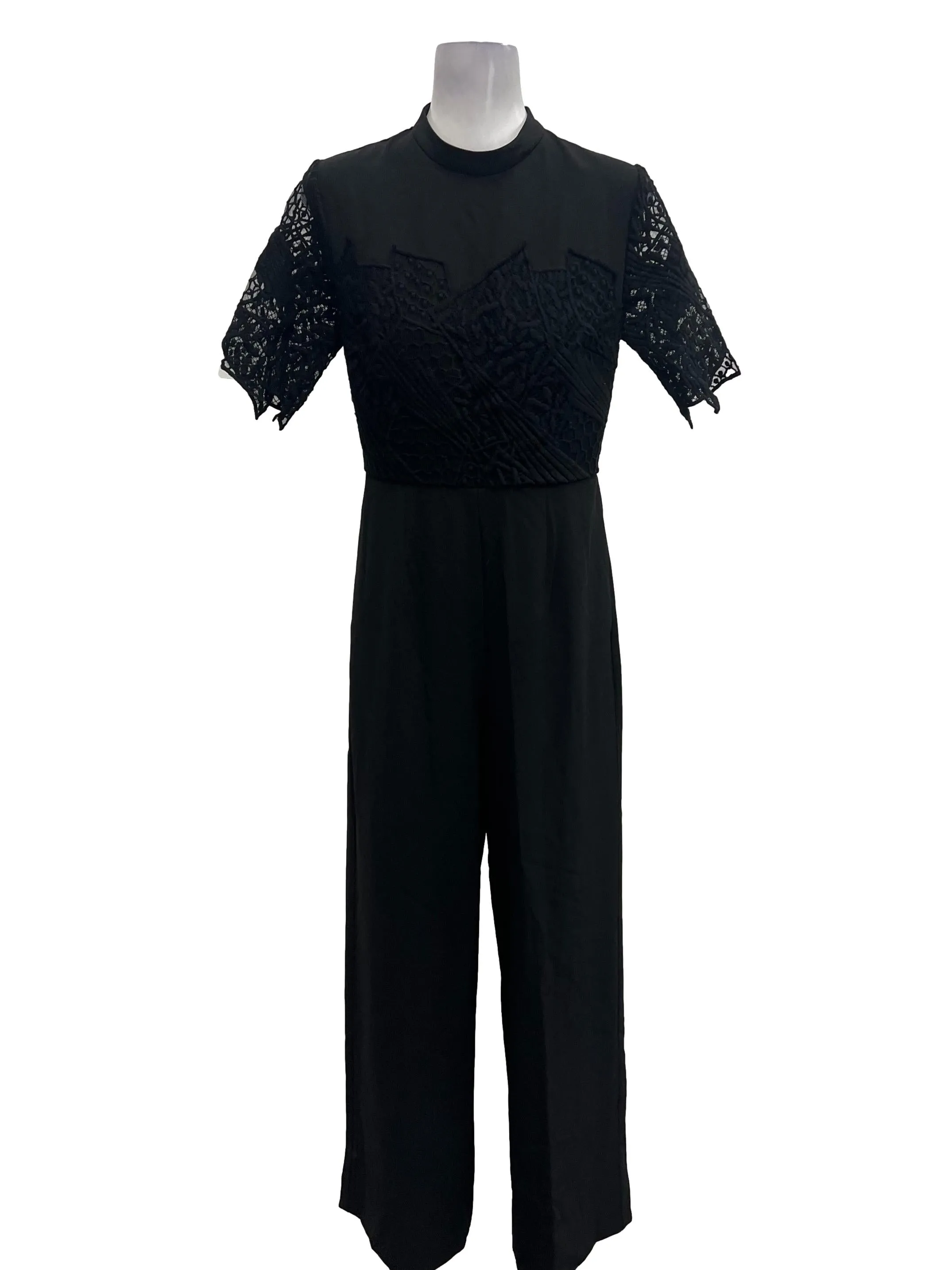 Black Mock Neck Jumper