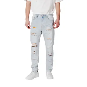 Blue Cotton Jeans & Pant
