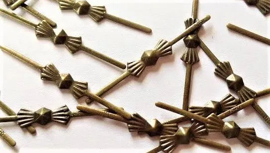 Bronze Tone 33mm Bowtie Chandelier Connectors