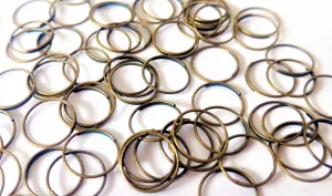 Bronze Tone Ring Connectors 10mm