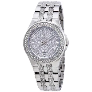 Bulova Crystal Pave Men's Watch 96B235