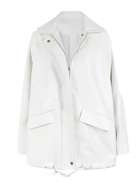 Casual Waterproof Soft Leather Jacket