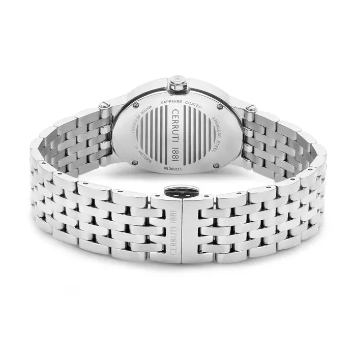 Cerruti 1881 Norcia Ladies Blue Dial Stainless Steel Watch