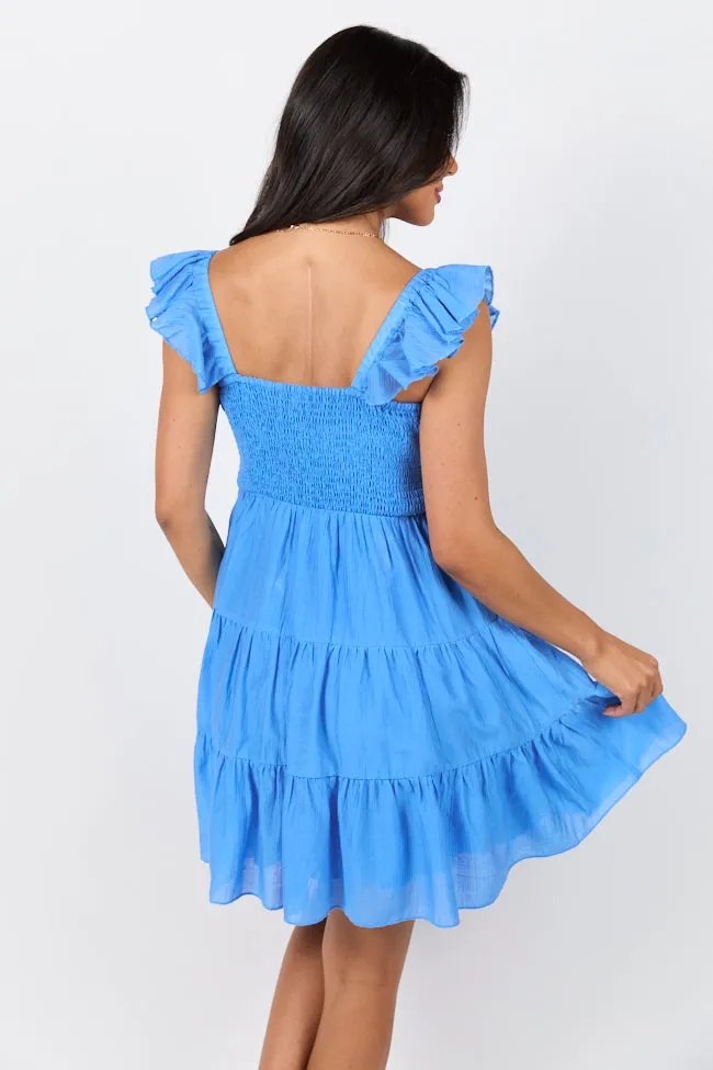 Change My Tune Rust Square Neck Solid Romper Dress