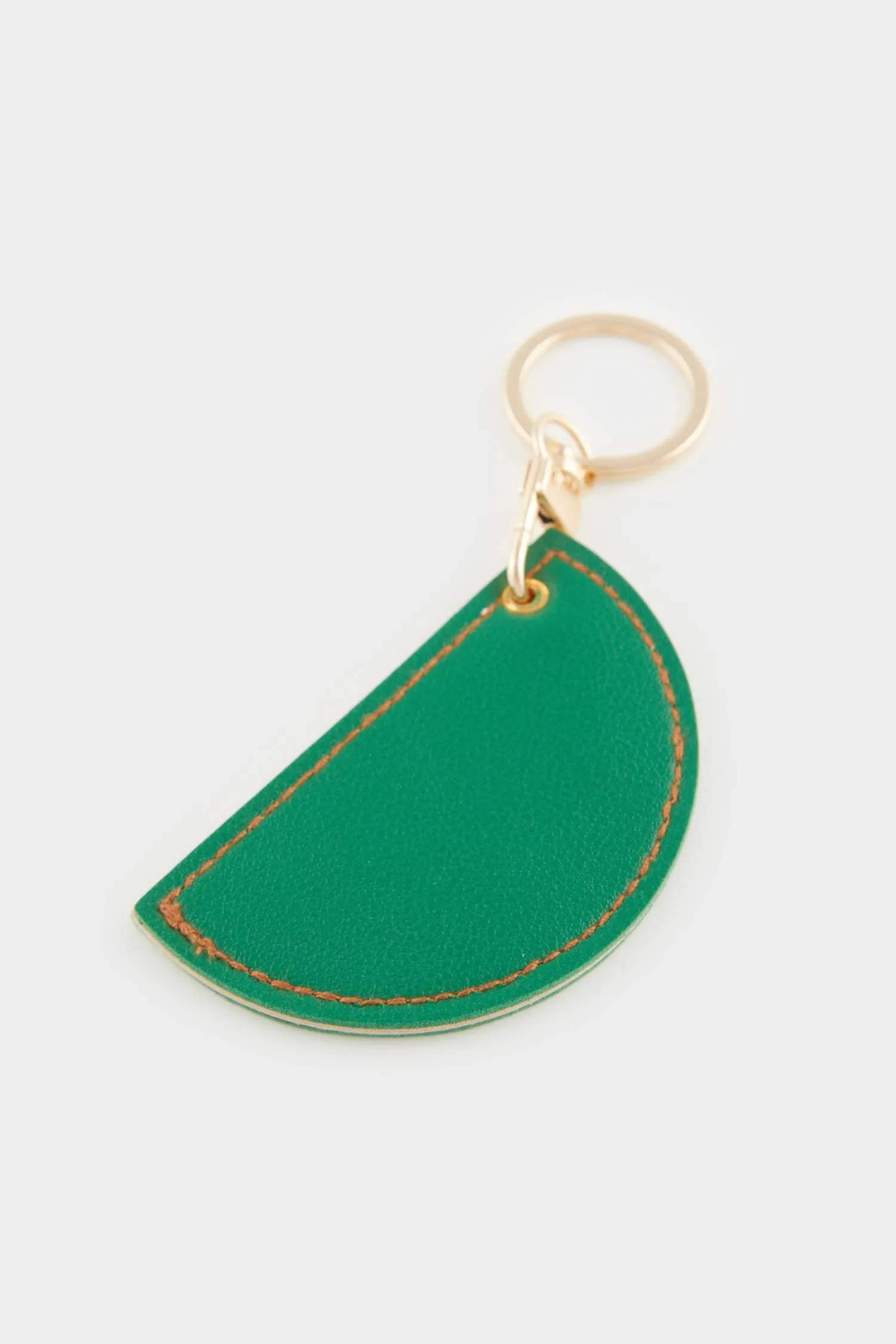 Charm Keychain With Pink Lemon Motif