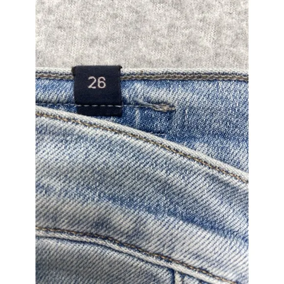Citizens of Humanity Jeans Womens 26 Blue Denim Medium Washed Rocker Cropped