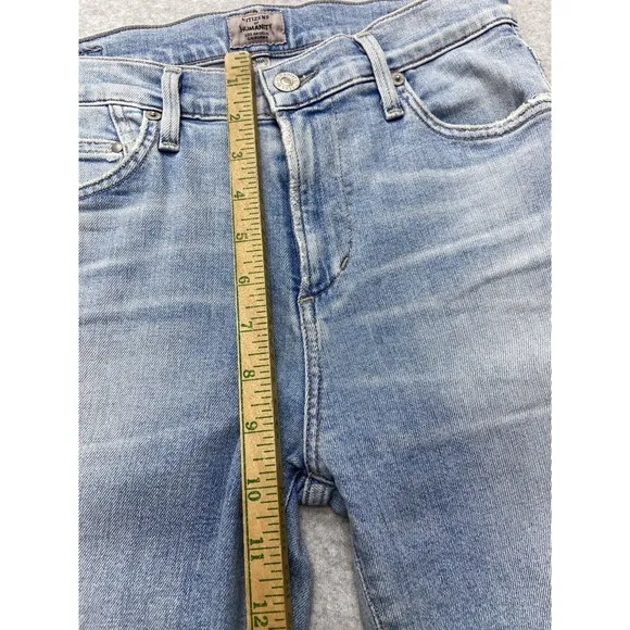 Citizens of Humanity Jeans Womens 26 Blue Denim Medium Washed Rocker Cropped