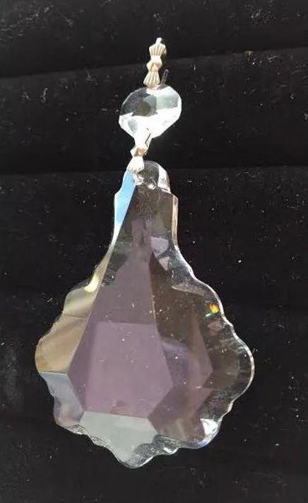 Clear Pendalogue Chandelier Crystals Ornament, Asfour Lead Crystal #902