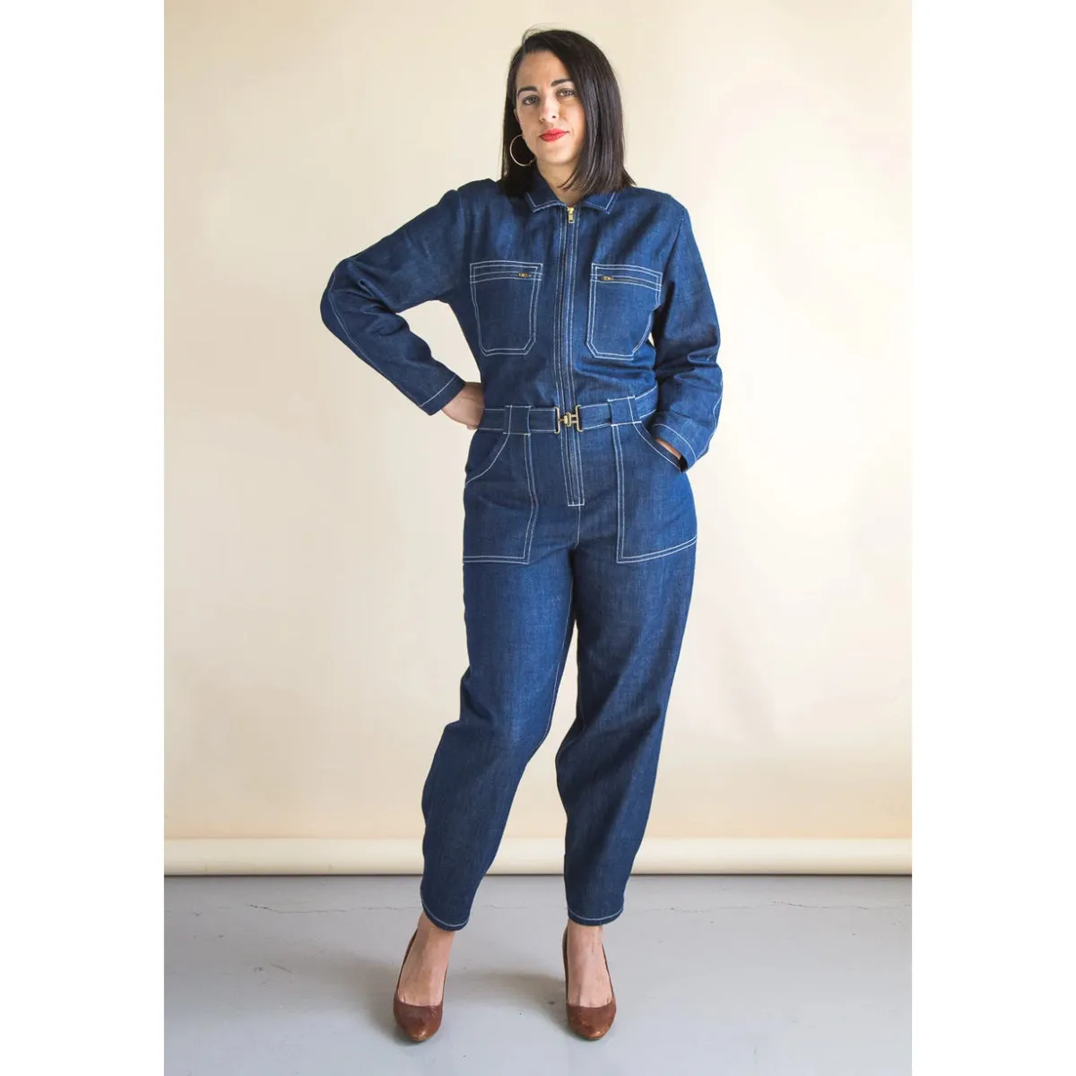 Closet Core Blanca Flight Suit Sewing Pattern