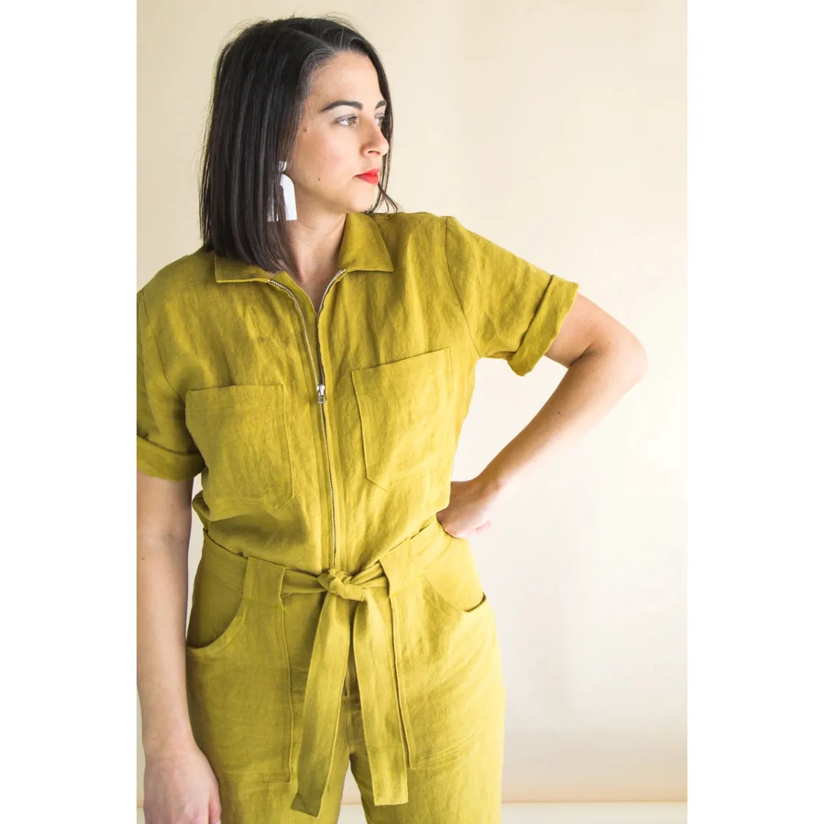 Closet Core Blanca Flight Suit Sewing Pattern