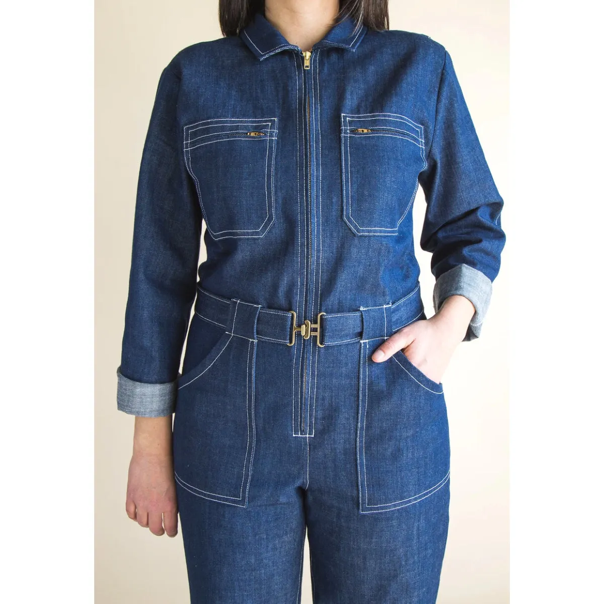 Closet Core Blanca Flight Suit Sewing Pattern