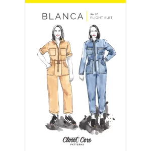 Closet Core Blanca Flight Suit Sewing Pattern