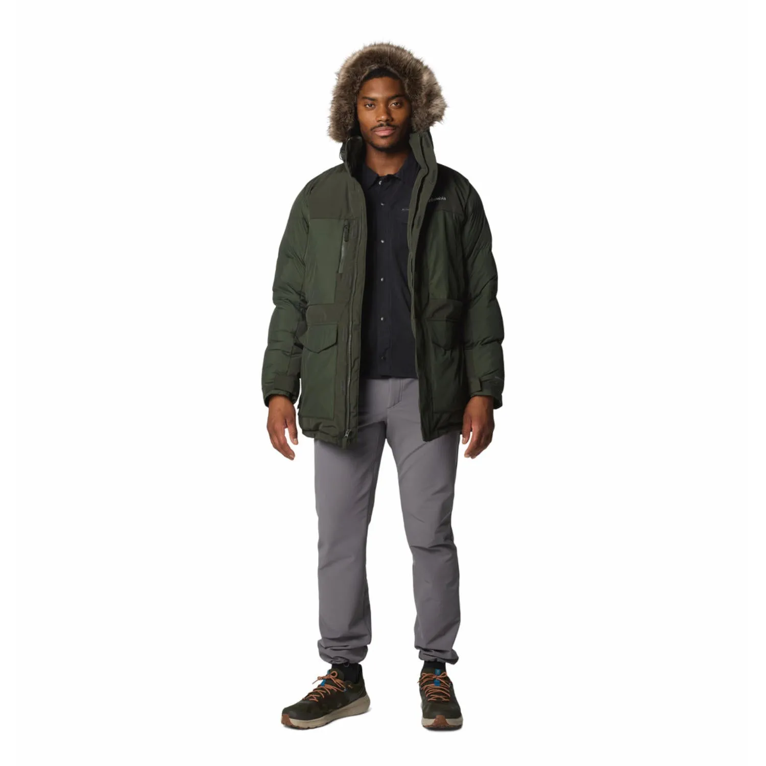 Columbia Mens Green Marquam Peak Fusion II Parka
