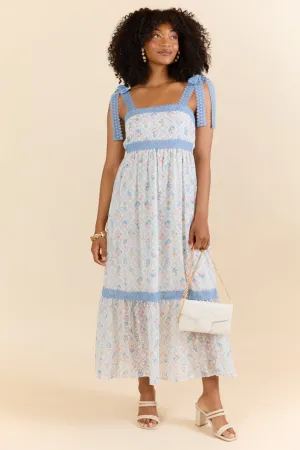 Come Along With Me Multi Block Floral Maxi Dress