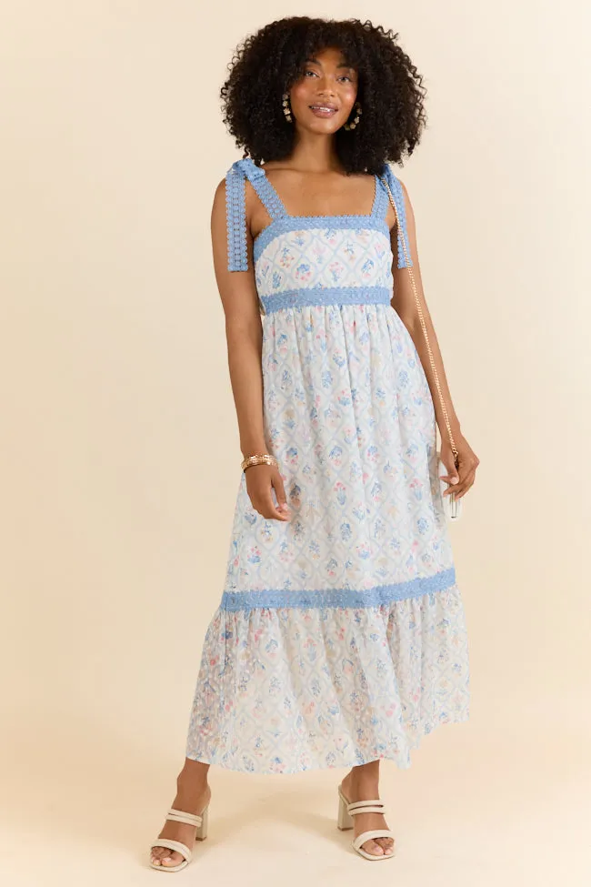 Come Along With Me Multi Block Floral Maxi Dress