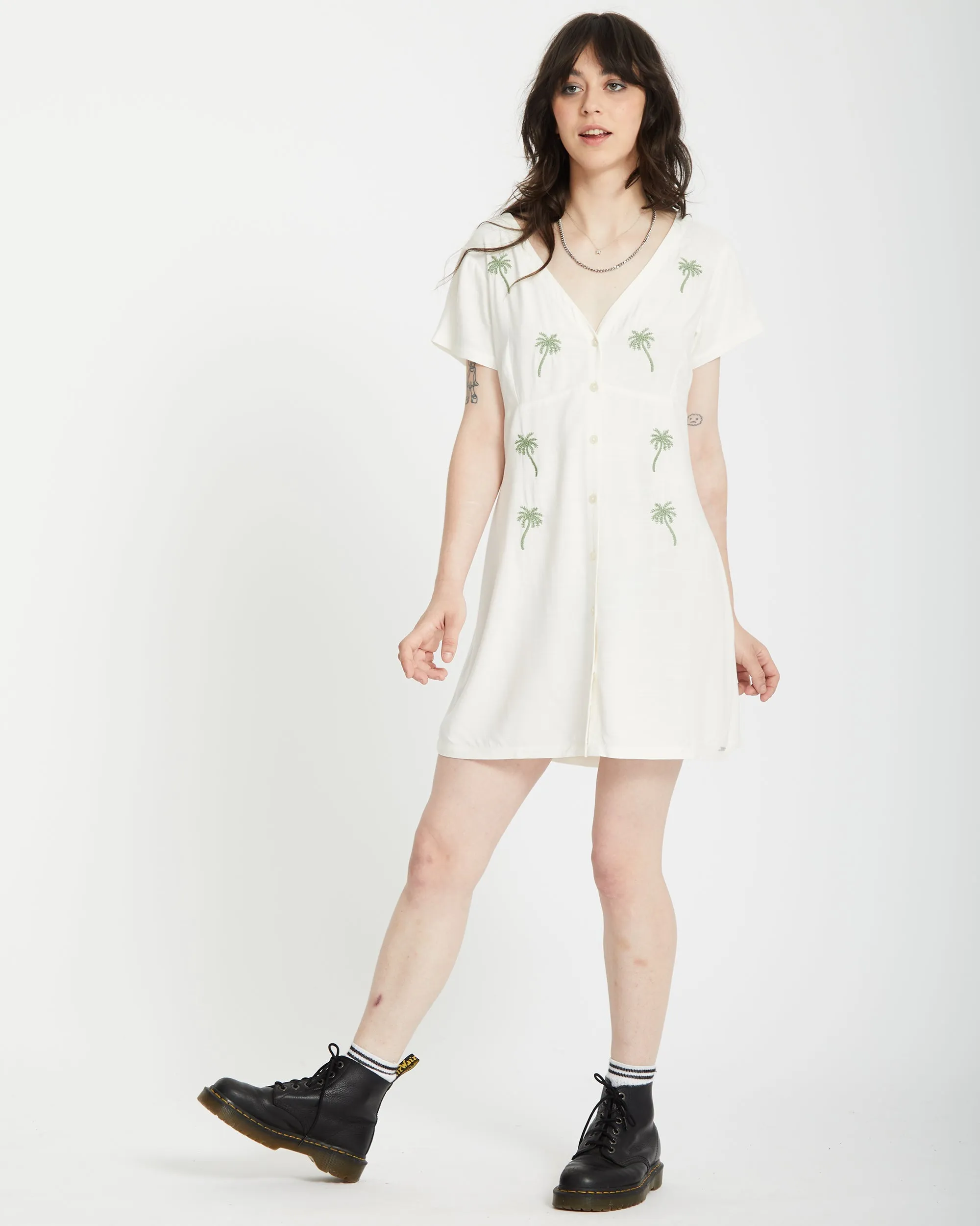 Crunk Punk Dress - BONE