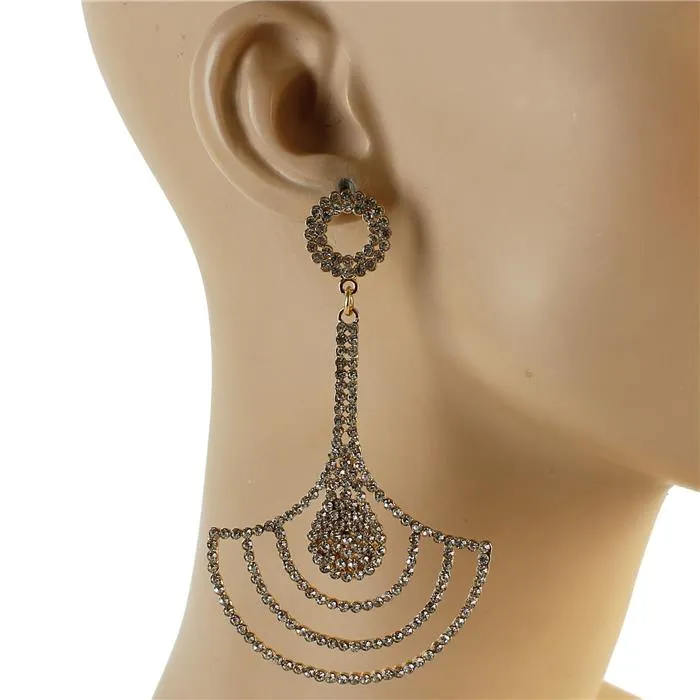 Crystal Chandelier Earring