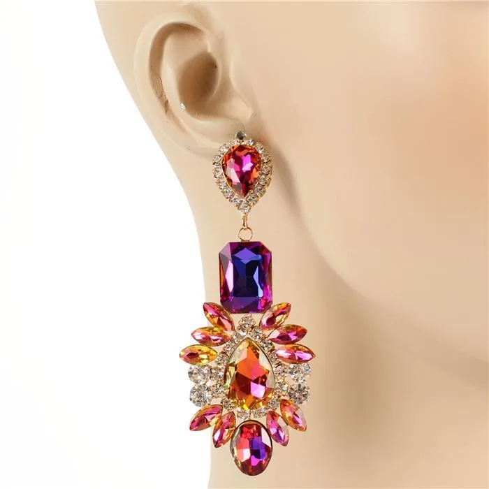 Crystal Chandelier Earring
