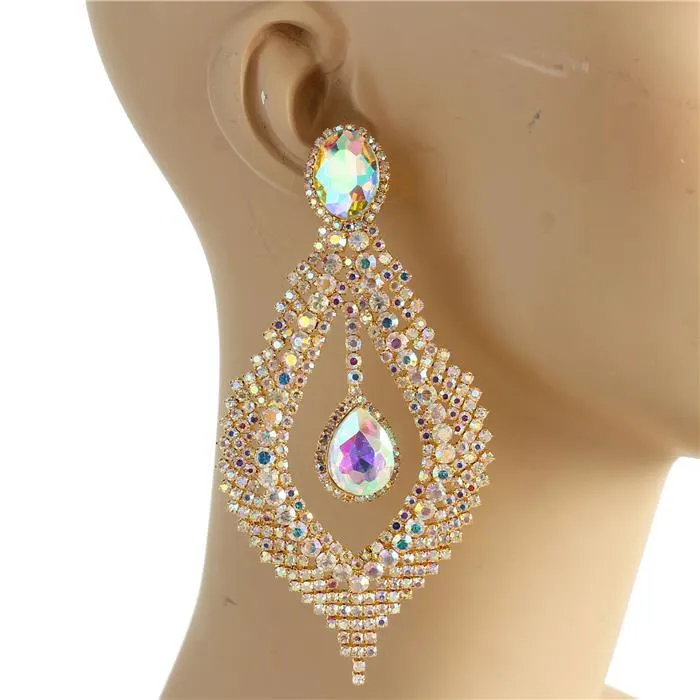 Crystal Evening Chandelier Earring