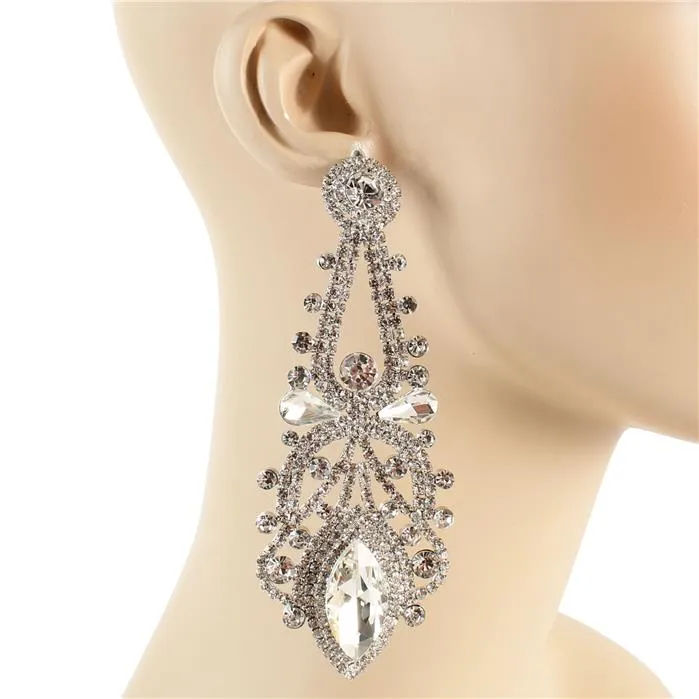 Crystal Rhinestone Chandelier Earring