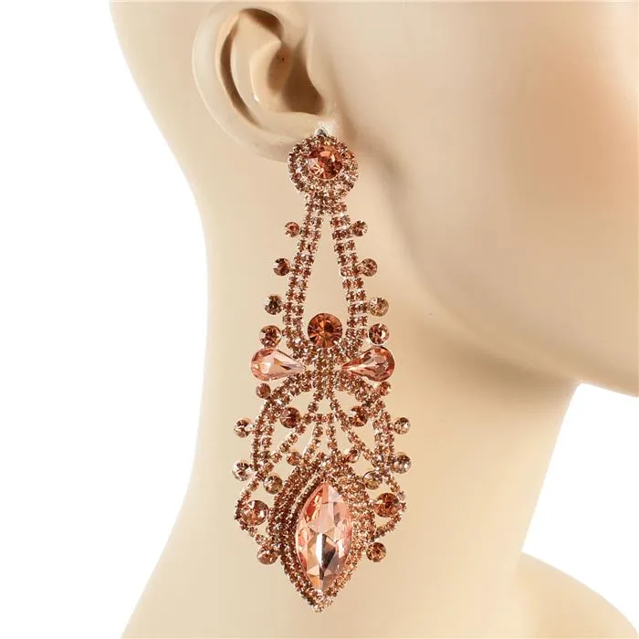 Crystal Rhinestone Chandelier Earring