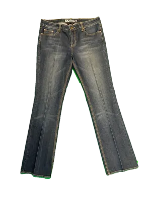 Curvy Low Rise Bootcut Blue Jeans