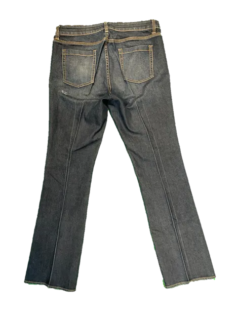 Curvy Low Rise Bootcut Blue Jeans